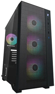 Корпус ATX Deepcool Matrexx 55 Mesh ADD-RGB 4F черный без БП 4x120mm 2*USB2.0 USB3.0 audio bott PSU
