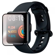 Защитное стекло Red Line УТ000029957 полимерное, PMMA для часов Xiaomi Redmi Watch 2 lite (3D), черная рамка