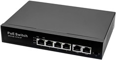 Коммутатор PoE NST NS-SW-4F2F-P/A Passive Fast Ethernet на 6 портов