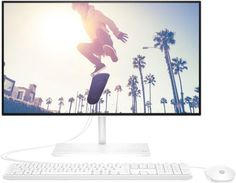 Моноблок 23.8 HP All-in-One 24-cb1038nh 6W1B0EA i7-1255U/8GB/512GB SSD/Iris Xe Graphics/FHD Touch/ENG/RUS/noOS/белый