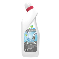 Средства для уборки BIOSOAP Средство для устранения засоров труб Drain cleaner 750