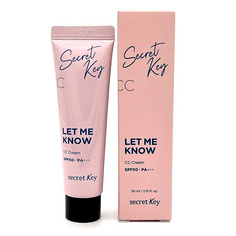 CC крем для лица SECRET KEY Крем для лица солнцезащитный осветляющий CC cream LET ME KNOW SPF50+ РА+++ CС 30