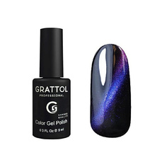 Гель-лак для ногтей GRATTOL Гель-лак магнитный Кошачий Глаз 9D