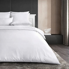 Комплект постельного белья SOFT SILVER Антибактериальный комплект постельного белья Antibacterial Bed Linen Set, семейный. Цвет: «Альпийский снег» (белый)
