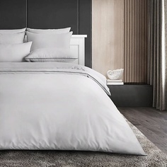Комплект постельного белья SOFT SILVER Антибактериальный комплект постельного белья Antibacterial Bed Linen Set, 1,5-спальный. Цвет: «Благородное серебро» (серый)