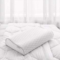 Текстиль для кухни и комнаты SOFT SILVER Антибактериальная анатомическая подушка, 60х40х10х13 см