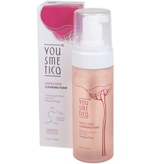 Мусс для умывания YOUSMETICA Пенка для лица очищающая Нежная Роза Face Cleansing Foam Tender Rose