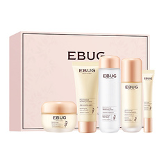 Набор средств для лица EBUG Подарочный набор для ухода за кожей увлажняющий с экстрактом овсянки и ниацинамидом