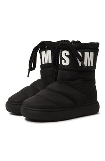 Утепленные полусапоги MSGM kids