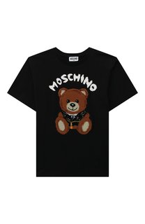 Хлопковая футболка Moschino