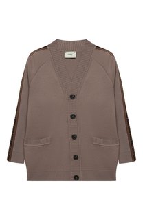 Шерстяной кардиган Fendi