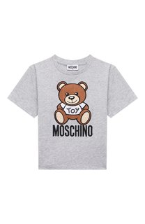 Хлопковая футболка Moschino