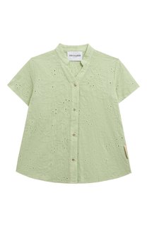 Хлопковая блузка Trussardi junior