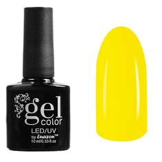 Гель-лак для ногтей трехфазный led/uv, 10мл, цвет в2-037 желтый Luazon