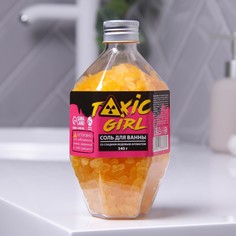 Соль для ванны toxic girl, 340 г, медовый аромат Чистое счастье