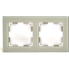 Горизонтальная 2-местная рамка STEKKER