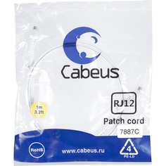 Телефонный патч-корд Cabeus