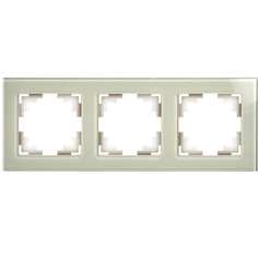 Горизонтальная 3-местная рамка STEKKER