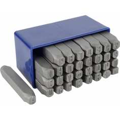 Набор стальных буквенных клейм Beril