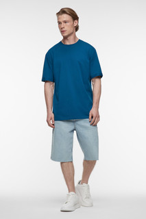 футболка мужская Футболка oversize хлопковая удлиненная Befree