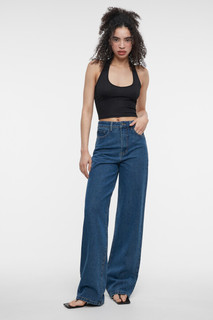 брюки джинсовые женские Джинсы WIDE широкие с высокой посадкой Befree