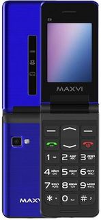 Мобильный телефон Maxvi E9 Blue