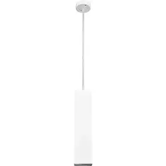 Светильник подвесной 1 м² GU10 призма цвет белый СВЕТКОМПЛЕКТ