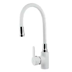 Смеситель для кухни СЛ-ЦВ-Ф26 цвет белый Славен