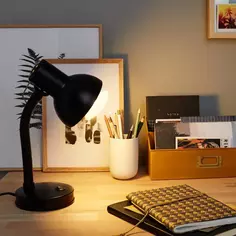 Настольная лампа Inspire Buro E27x40 Вт, цвет чёрный