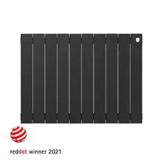 Радиатор Royal Thermo Pianoforte 500/100 биметалл 10 секций боковое подключение цвет черный