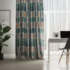 Штора на ленте Inspire Vattam 160x280 см цвет разноцветный