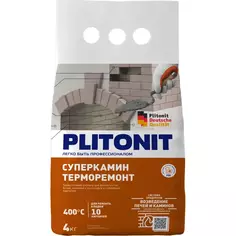 Плитонит СуперКамин ТермоРемонт 4 кг Plitonit