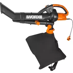 Пылесос-воздуходувка садовый электрический WP506E 3000 Вт Worx