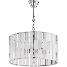 Люстра потолочная Семь огней Риан 6 ламп, 18 м², цвет хром