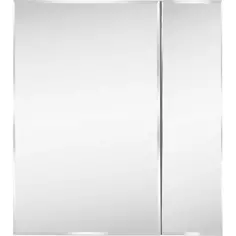 Шкаф зеркальный «Форте» 70 см цвет белый Без бренда
