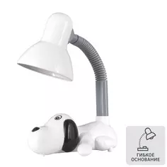 Настольная лампа Camel KD-387 «Собачка», цвет белый Camelion