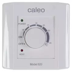 Терморегулятор для теплого пола Caleo 620 механический цвет белый