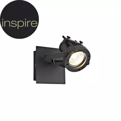 Спот поворотный Inspire Technic 1 лампа 0.5 м² цвет чёрный