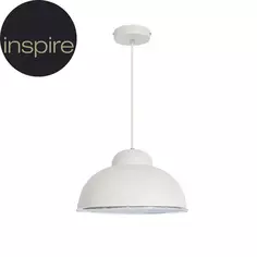 Светильник подвесной Inspire Farell 1 лампа E27Х60 Вт цвет белый