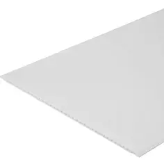 Стеновая панель ПВХ Белый матовый 3000x250x5 мм 0.75 м² Без бренда