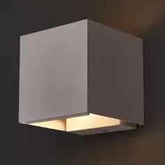 Настенный светильник уличный светодиодное RulKub 6 Вт IP54 цвет белый металлик Arte Lamp