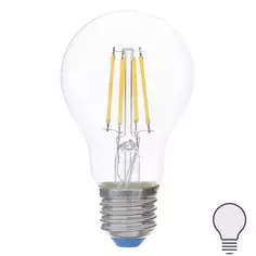 Лампа светодиодная филаментная Airdim форма стандартная E27 7 Вт 700 Лм свет холодный Uniel