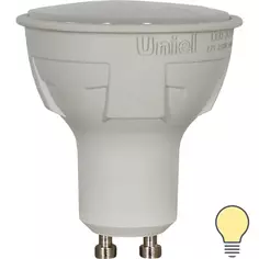 Лампа светодиодная Uniel GU10 220 В 6 Вт спот 500 лм тёплый белый свет