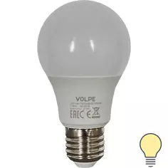Лампа светодиодная Volpe Norma E27 220 В 7 Вт груша 470 лм, тёплый белый свет