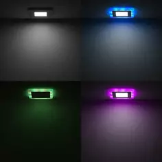 Светильник точечный светодиодный встраиваемый Gauss Backlight RGB BL421 под отверстие 85 мм, 1.5 м², RGB, цвет белый