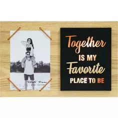 Рамка с подсветкой «Together» 10x15 см Без бренда