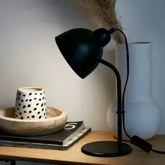 Рабочая лампа настольная Inspire Leo цвет чёрный