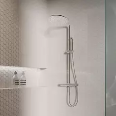 Мозаика керамическая Smart Mosaic Homework Hexagon Grey Glossy 27.1x28.2 см цвет серый