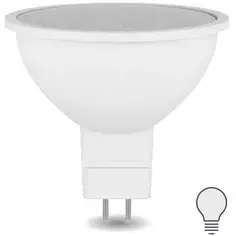 Лампа светодиодная GU5.3 220-240 В 5.5 Вт спот матовая 500 лм нейтральный белый свет Без бренда