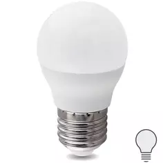 Лампа светодиодная E27 220-240 В 8 Вт шар матовая 750 лм нейтральный белый свет Без бренда